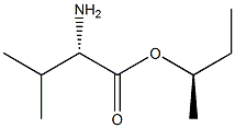(R)-2-アミノ-3-メチルブタン酸(S)-1-メチルプロピル 化学構造式