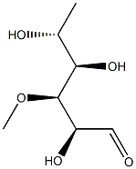 3-O-メチル-D-ラムノース 化学構造式