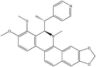 (13R)-12,13-Dihydro-13-[(R)-1-(4-pyridinyl)ethyl]-12-methyl-1,2-dimethoxy[1,3]benzodioxolo[5,6-c]phenanthridine