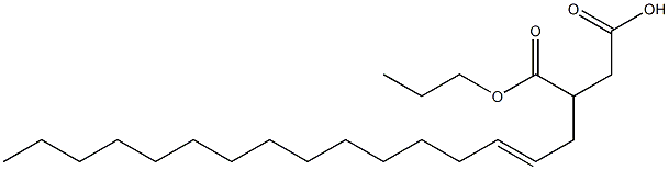 3-(2-Hexadecenyl)succinic acid 1-hydrogen 4-propyl ester