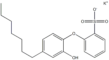 2'-Hydroxy-4'-heptyl[oxybisbenzene]-2-sulfonic acid potassium salt