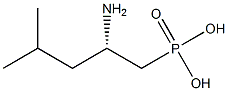 [(S)-2-Amino-4-methylpentyl]phosphonic acid Struktur
