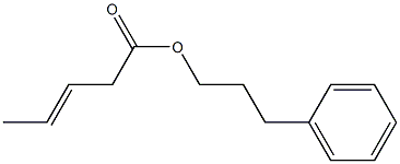 3-Pentenoic acid 3-phenylpropyl ester
