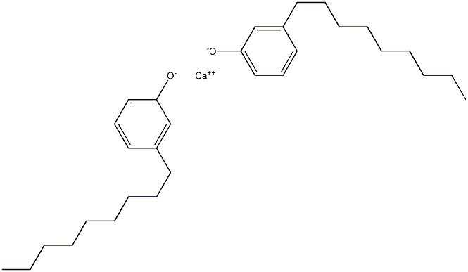 Calcium bis(3-nonylphenolate) Structure