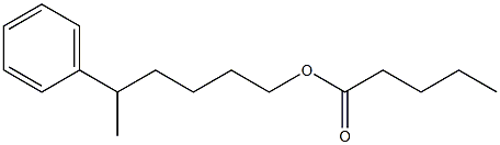 Pentanoic acid 5-phenylhexyl ester