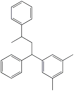 1-(3,5-Xylyl)-1,3-diphenylbutane Struktur