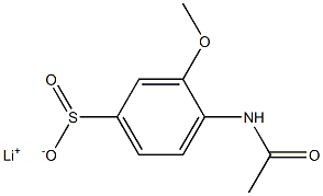4-(Acetylamino)-3-methoxybenzenesulfinic acid lithium salt