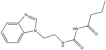 1-[2-(1H-Benzimidazol-1-yl)ethyl]-3-butyrylurea|