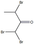 1,1,3-Tribromobutane-2-one Structure