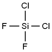 ジクロロジフルオロシラン 化学構造式