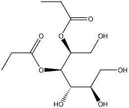 L-Glucitol 4,5-dipropionate Struktur