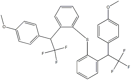 [2,2,2-Trifluoro-1-(4-methoxyphenyl)ethyl]phenyl sulfide