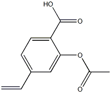 4-Vinyl-2-acetoxybenzoic acid