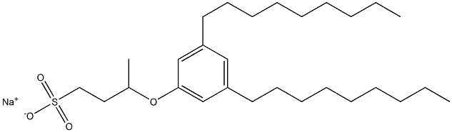 3-(3,5-Dinonylphenoxy)butane-1-sulfonic acid sodium salt