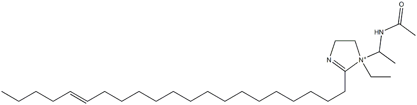 1-[1-(Acetylamino)ethyl]-1-ethyl-2-(16-henicosenyl)-2-imidazoline-1-ium Structure