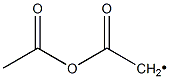 Acetyloxycarbonylmethyl radical 结构式