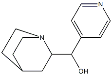 (キヌクリジン-2-イル)(4-ピリジニル)メタノール 化学構造式