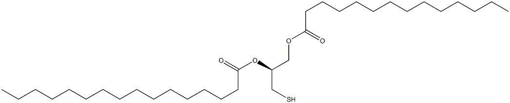 (2S)-3-Myristoyloxy-2-palmitoyloxy-1-propanethiol Struktur