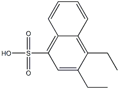3,4-Diethyl-1-naphthalenesulfonic acid Struktur