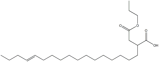 2-(13-Heptadecenyl)succinic acid 1-hydrogen 4-propyl ester Structure