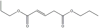 2-Pentenedioic acid dipropyl ester