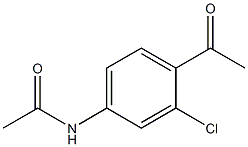 4'-Acetylamino-2'-chloroacetophenone 结构式