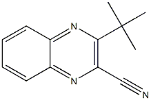 2-tert-Butylquinoxaline-3-carbonitrile Structure