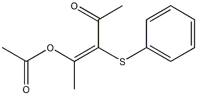 2-Acetoxy-3-phenylthio-2-penten-4-one