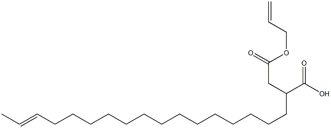 2-(15-Heptadecenyl)succinic acid 1-hydrogen 4-allyl ester Structure
