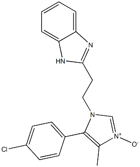 1-[2-(1H-Benzimidazol-2-yl)ethyl]-4-methyl-5-(4-chlorophenyl)-1H-imidazole 3-oxide
