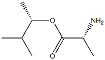 (S)-2-Aminopropanoic acid (R)-1,2-dimethylpropyl ester Struktur