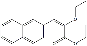 (E)-3-(2-Naphtyl)-2-ethoxyacrylic acid ethyl ester