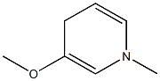 1-Methyl-3-methoxy-1,4-dihydropyridine Structure