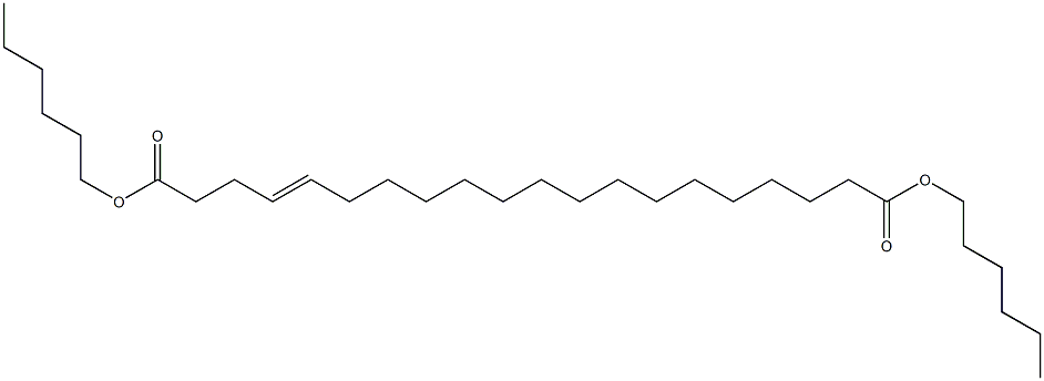 4-Icosenedioic acid dihexyl ester Structure