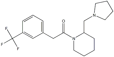 1-[(3-Trifluoromethylphenyl)acetyl]-2-(1-pyrrolidinylmethyl)piperidine