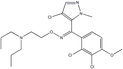 (Z)-(2,3-Dichloro-4-methoxyphenyl)(4-chloro-2-methyl-2H-pyrazol-3-yl) ketone O-(2-dipropylaminoethyl)oxime