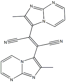 (E)-2,3-Bis(2-methylimidazo[1,2-a]pyrimidin-3-yl)-2-butenedinitrile