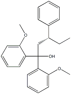 [R,(-)]-1,1-Bis(o-methoxyphenyl)-3-phenyl-1-pentanol