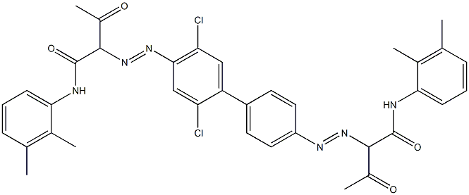4,4'-Bis[[1-(2,3-dimethylphenylamino)-1,3-dioxobutan-2-yl]azo]-2,5-dichloro-1,1'-biphenyl