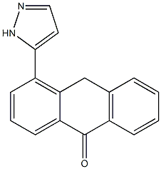 4-(1H-Pyrazol-5-yl)anthrone
