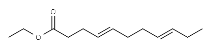 4,8-Undecadienoic acid ethyl ester Structure