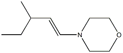 4-[(E)-3-Methyl-1-pentenyl]morpholine Structure