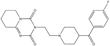 3-[2-[4-(4-Fluorobenzoyl)-1-piperidinyl]ethyl]-6,7,8,9-tetrahydro-2H-pyrido[1,2-a]-1,3,5-triazine-2,4(3H)-dione