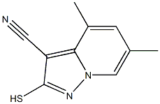 2-Mercapto-4,6-dimethylpyrazolo[1,5-a]pyridine-3-carbonitrile