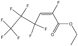 (E)-2,4,4,5,5,6,6,6-Octafluoro-2-hexenoic acid ethyl ester Structure