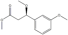 [R,(+)]-3-Methoxy-3-(m-methoxyphenyl)propionic acid methyl ester