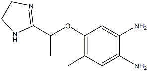 2-[1-(3,4-Diamino-6-methylphenoxy)ethyl]-2-imidazoline Structure