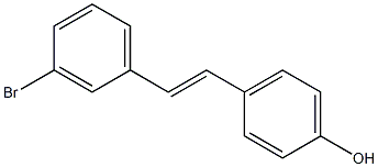 4-[(E)-2-(3-Bromophenyl)ethenyl]phenol