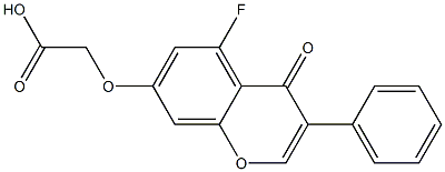 [[5-Fluoro-3-phenyl-4-oxo-4H-1-benzopyran-7-yl]oxy]acetic acid