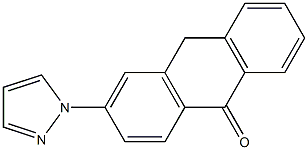 3-(1H-Pyrazol-1-yl)anthrone|